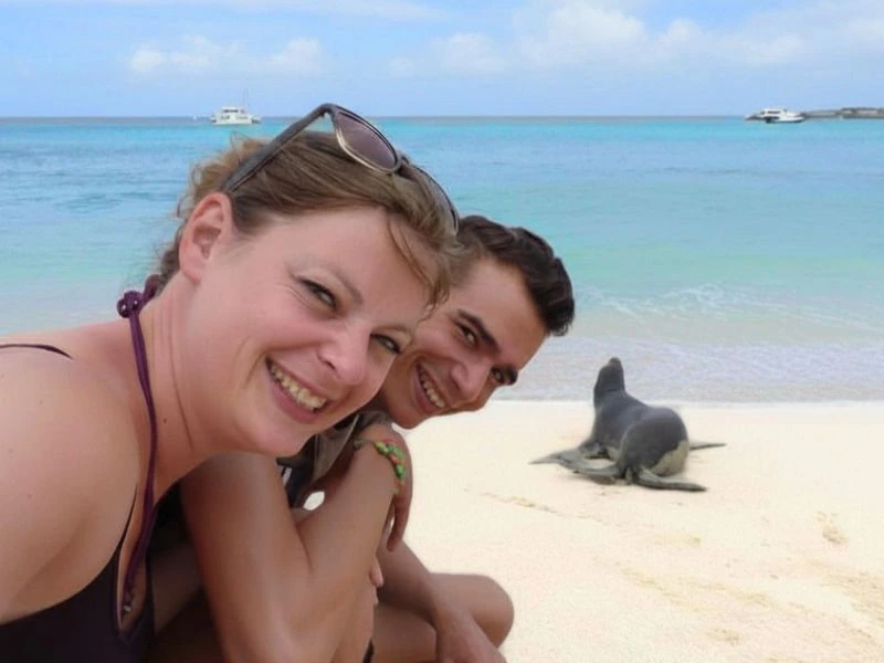 Galapagos zeeleeuw reizigers Ecuador