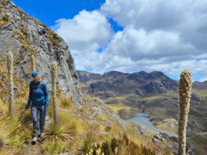 Cajas nationaal park in Ecuador