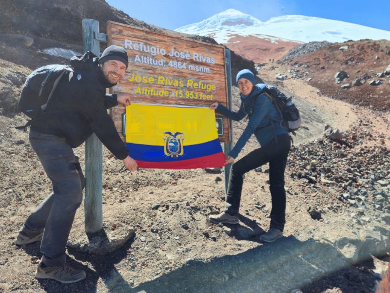Cotopaxi hike Ecuador reizigers