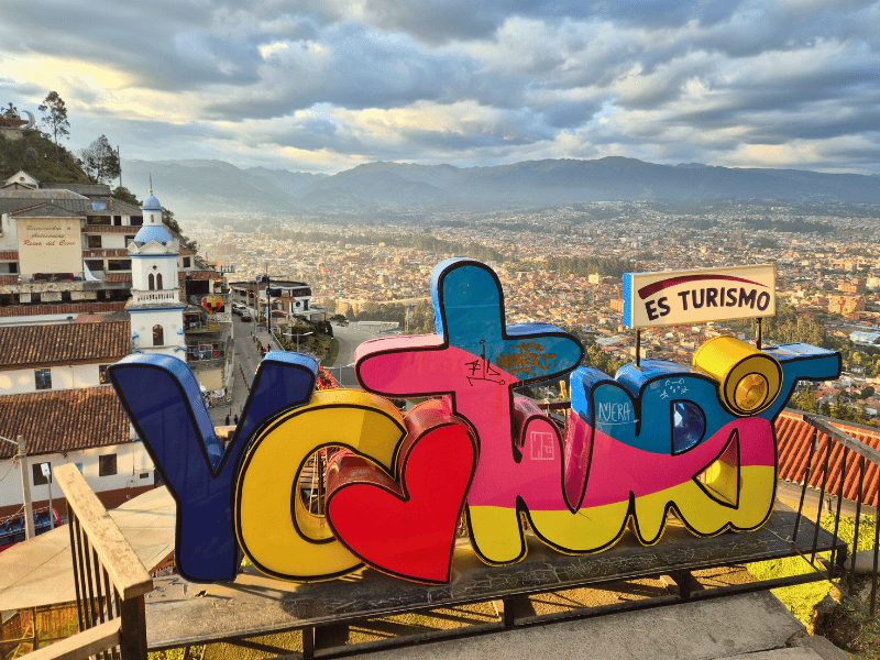 Cuenca uitzicht vanuit Turi