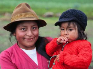 Ecuador Guamote gemeenschap