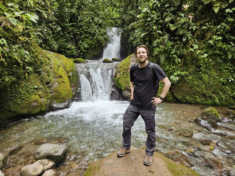 Watervallen bij Mindo Ecuador