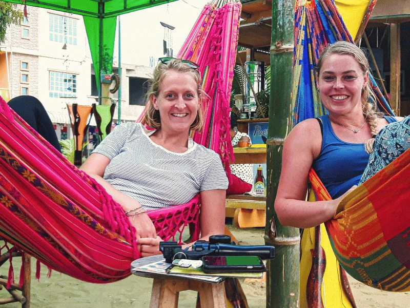Relaxen bij Puerto Lopez