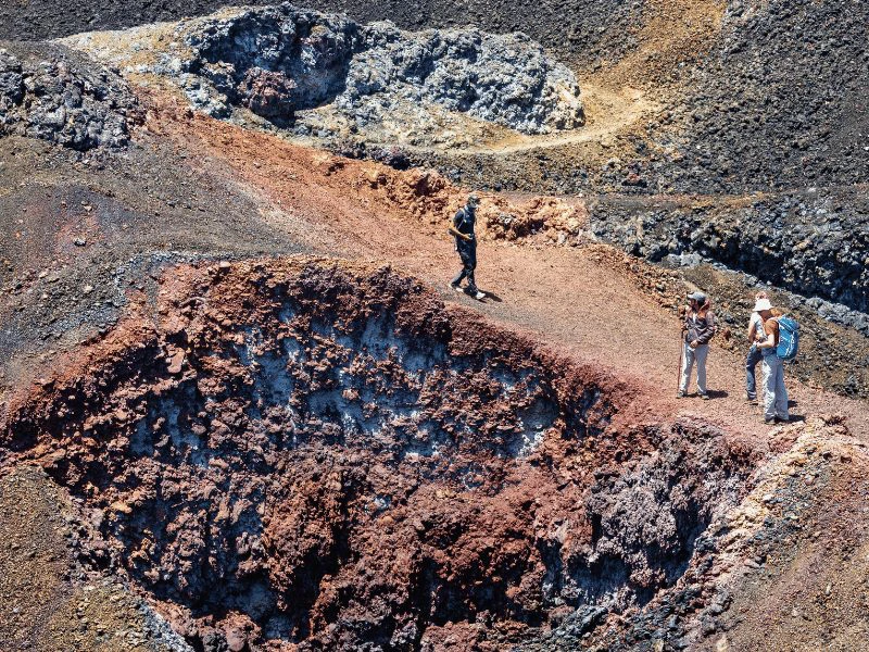 Vulkanen op Isla Isabela