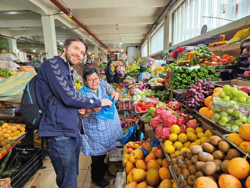Markt in Cuenca Ecuador