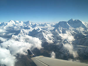 Vliegen naar het dak