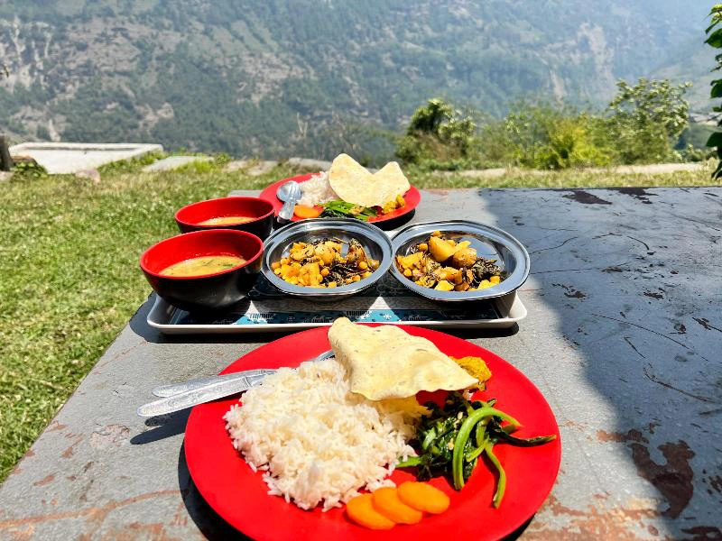 Nepal traditioneel eten