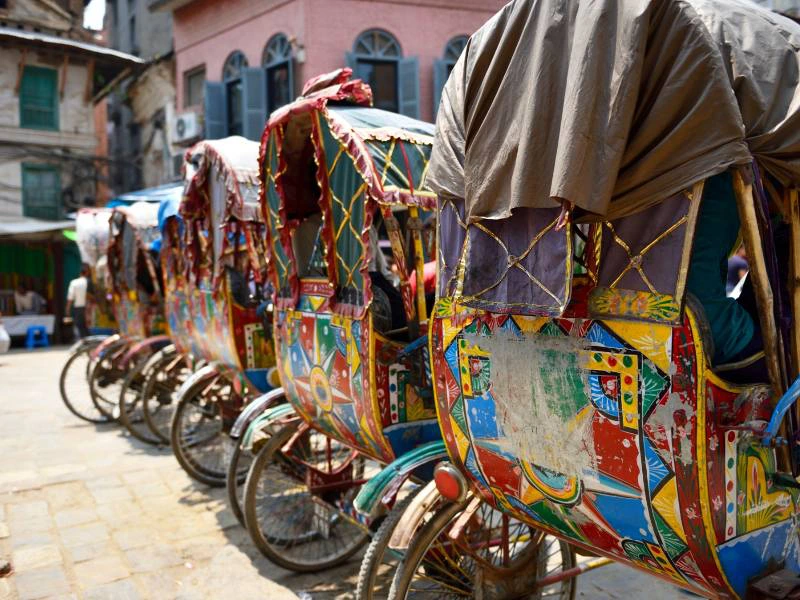 Nepal Riksja Kathmandu