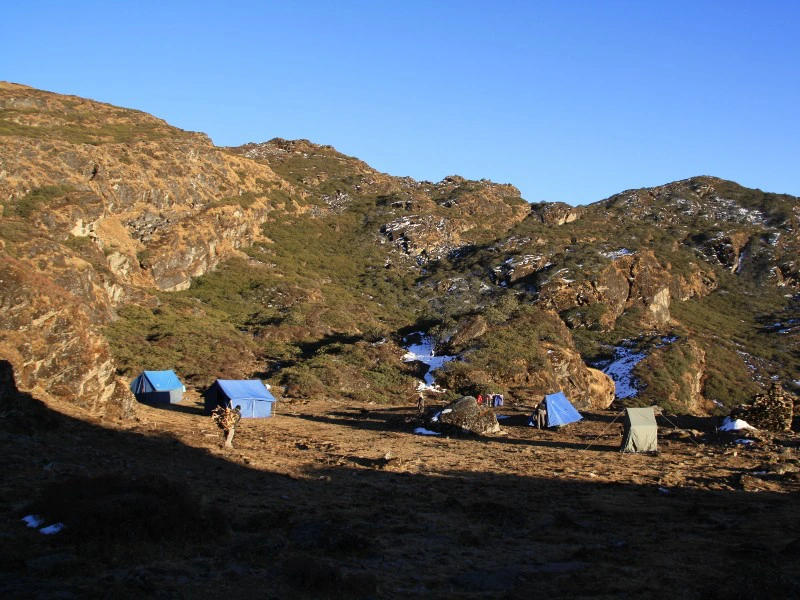 accommodatie tijden de trekking