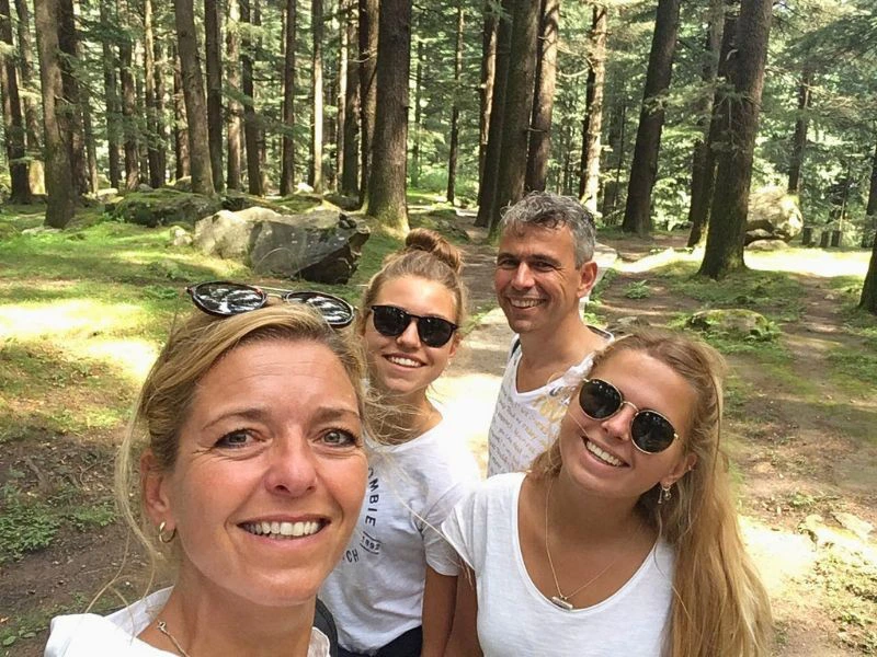 familiefoto in India, combineer India met Bhutan