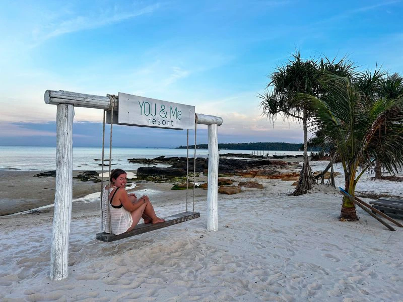 Het strand op Koh Rong - Cambodja