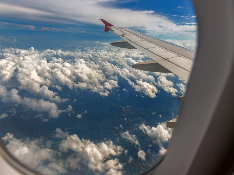 Vliegtuig in Cambodja