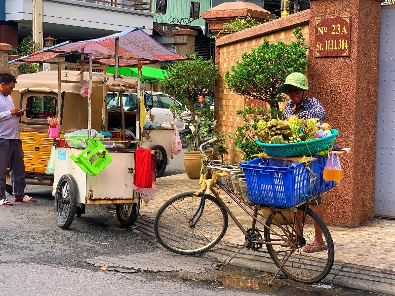 Markt in Phnom Penh - Cambodja
