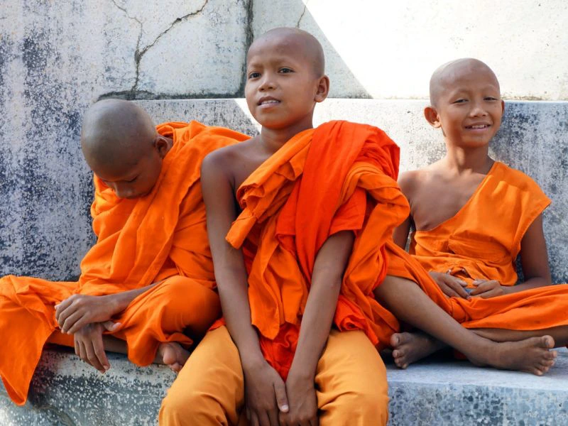 Cambodja monniken