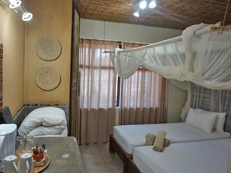 Huisje bij restcamp Etosha