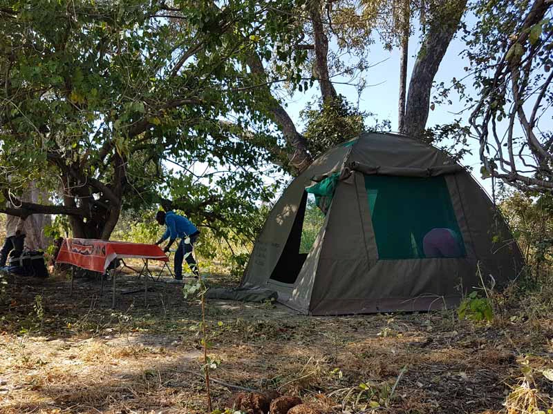 Kamperen okovango delta