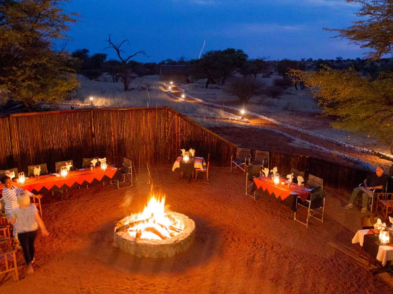 Namibie - Kalahari lodge met kinderen boma