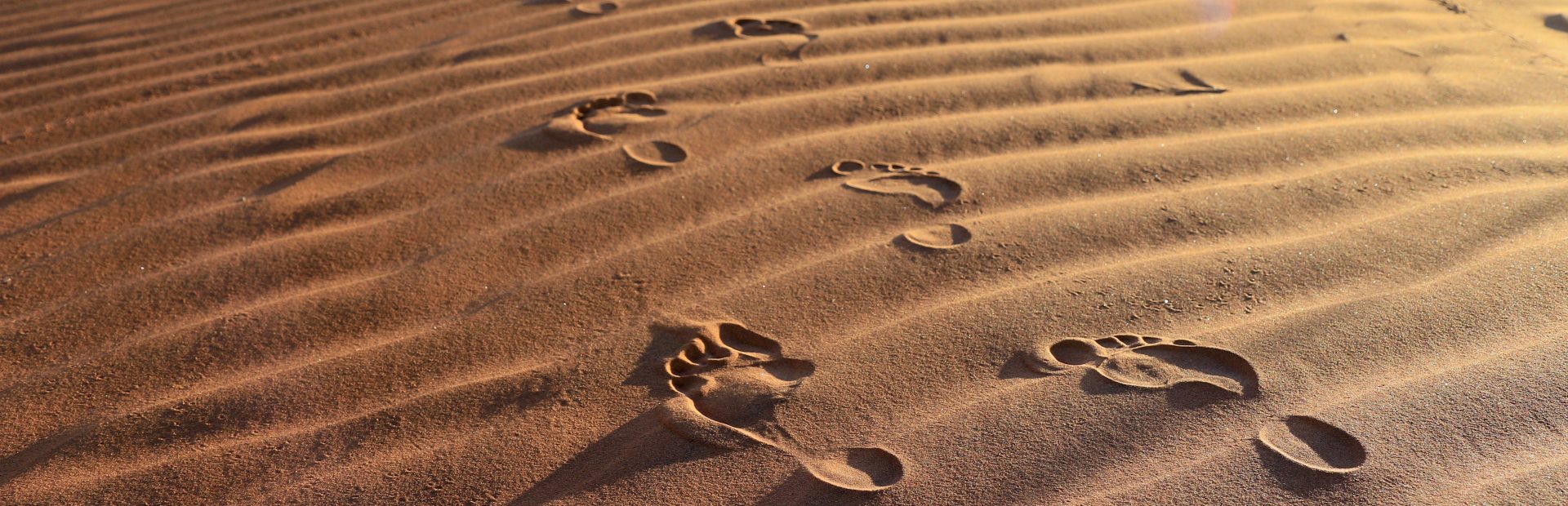 Namibië Elim Dune voetstappen