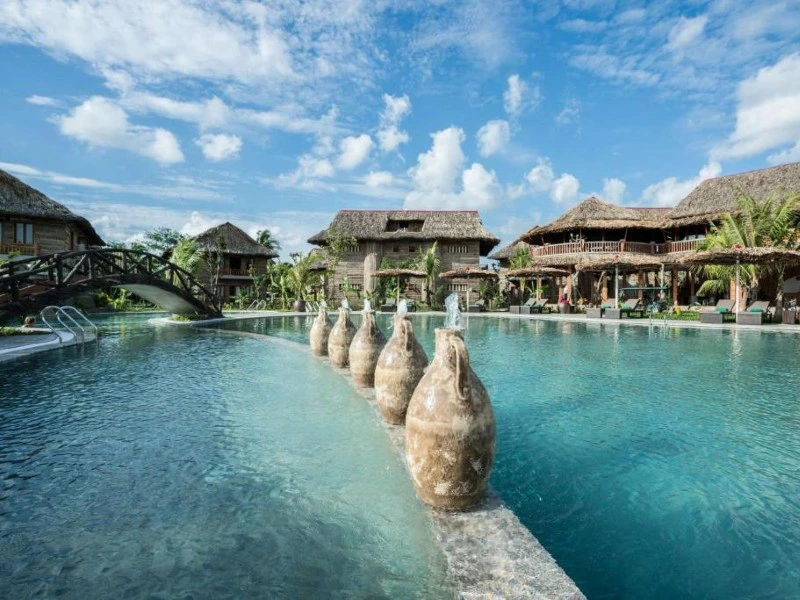 Ecolodge Mekong met zwembad