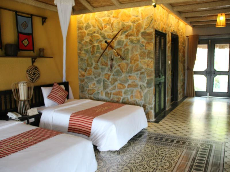 Fietsen in Vietnam - special stay kamer