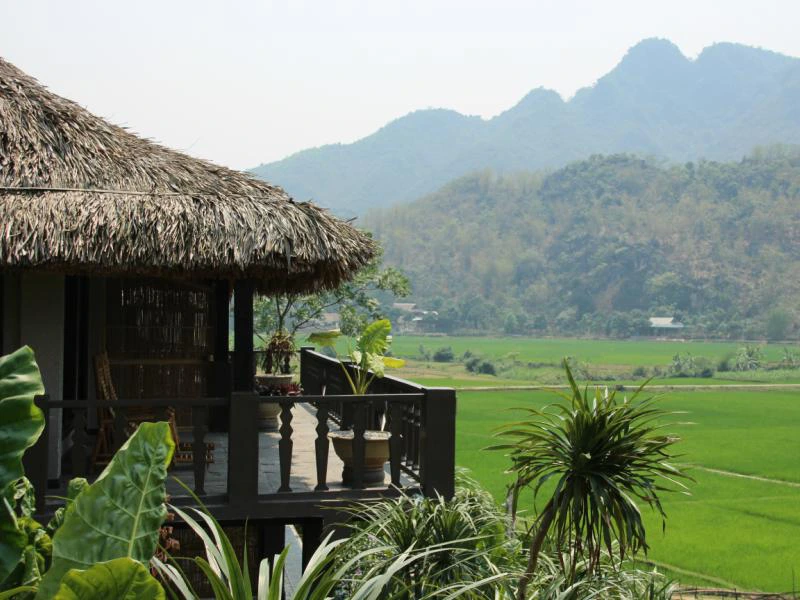 Fietsen in Vietnam - special stay uitzicht