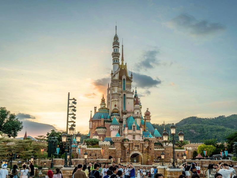 China - Hong Kong - Disneyland Castle