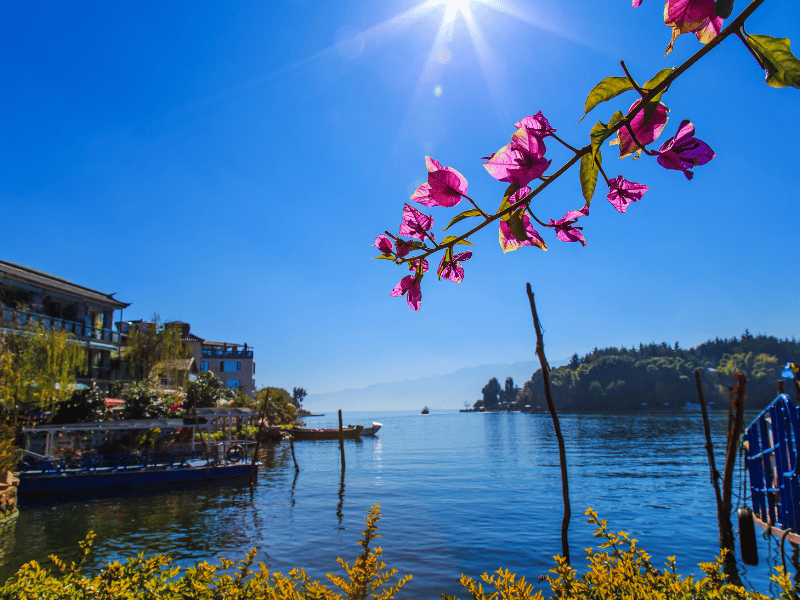 Erhai meer, Dali, China