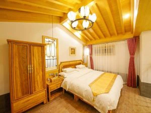 Datong hotel slaapkamer