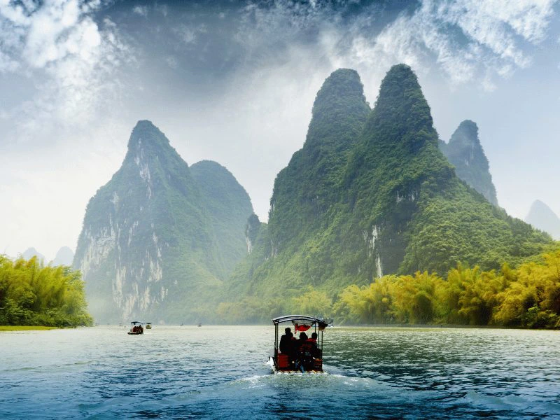 Karstbergen in Yangshuo