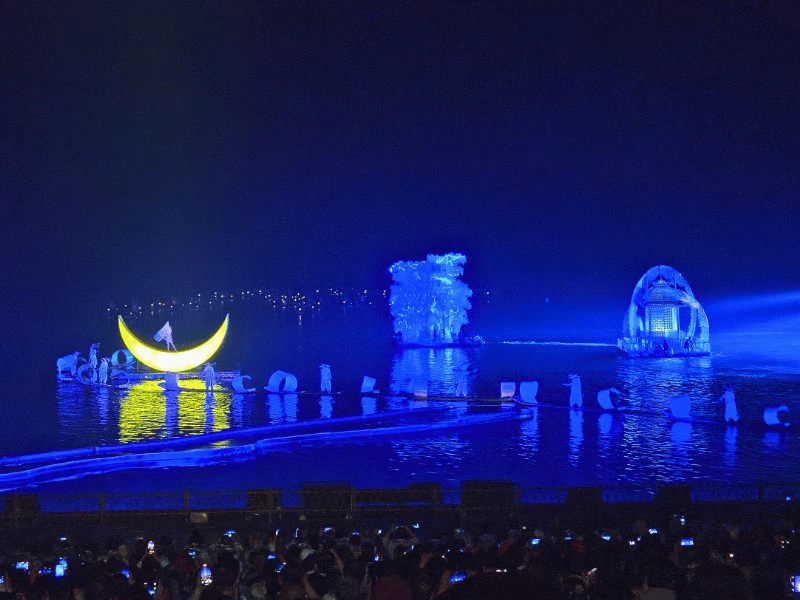 Show in Yangshuo, China rondreis