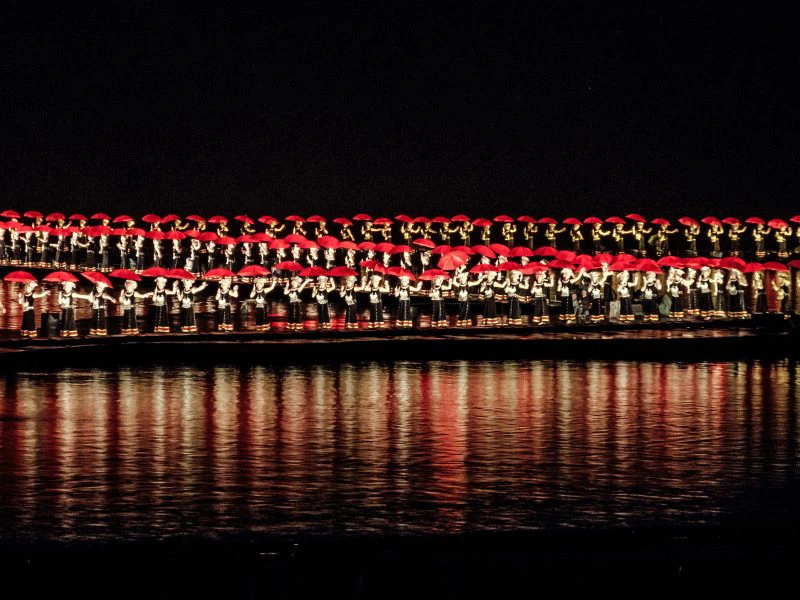 Show in Yangshuo, China rondreis