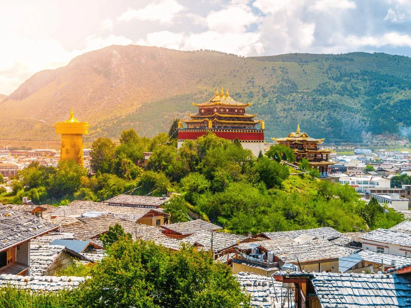 Temple in Shangri-La