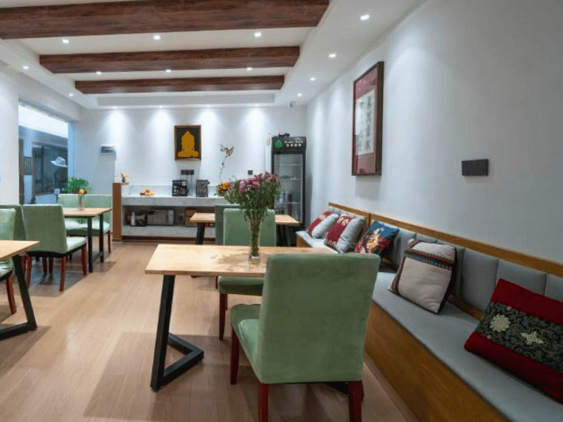 Restaurant in het hotel in Zhoangdian