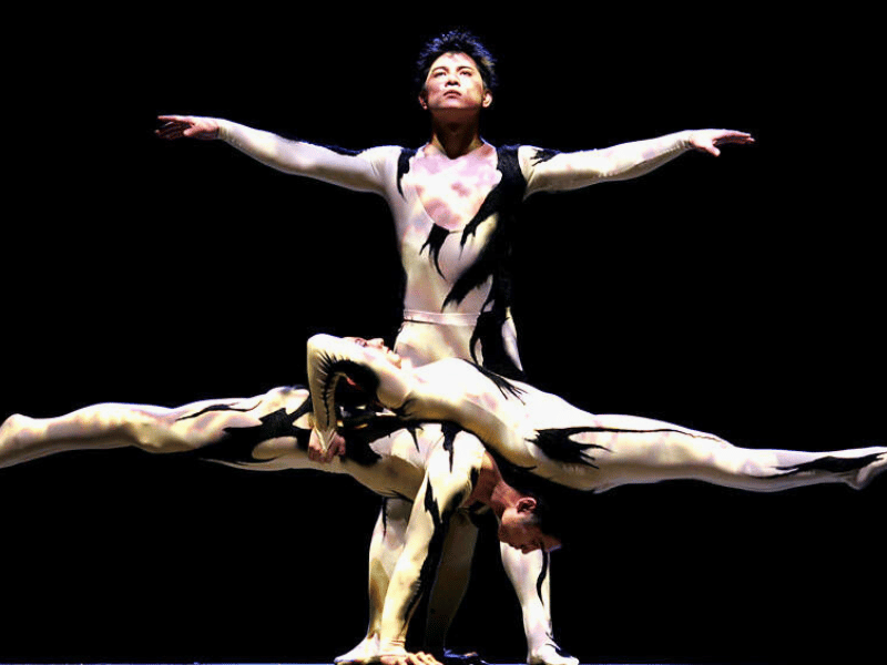 Acrobatische show in Shanghai