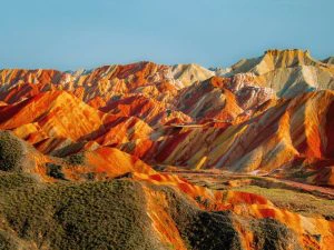 Zhangye regenboogbergen China rondreis