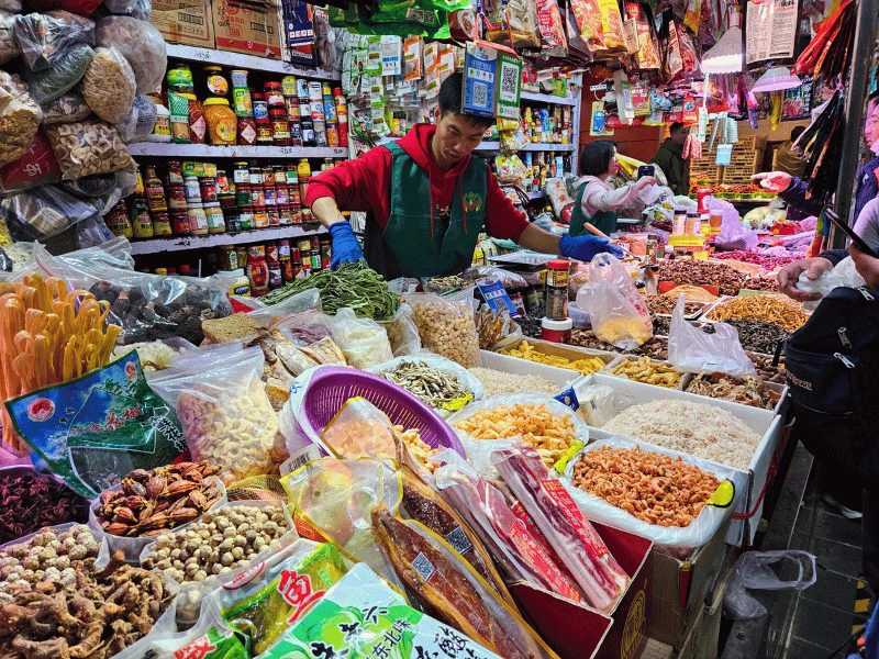 Markt in Beijing, China rondreis