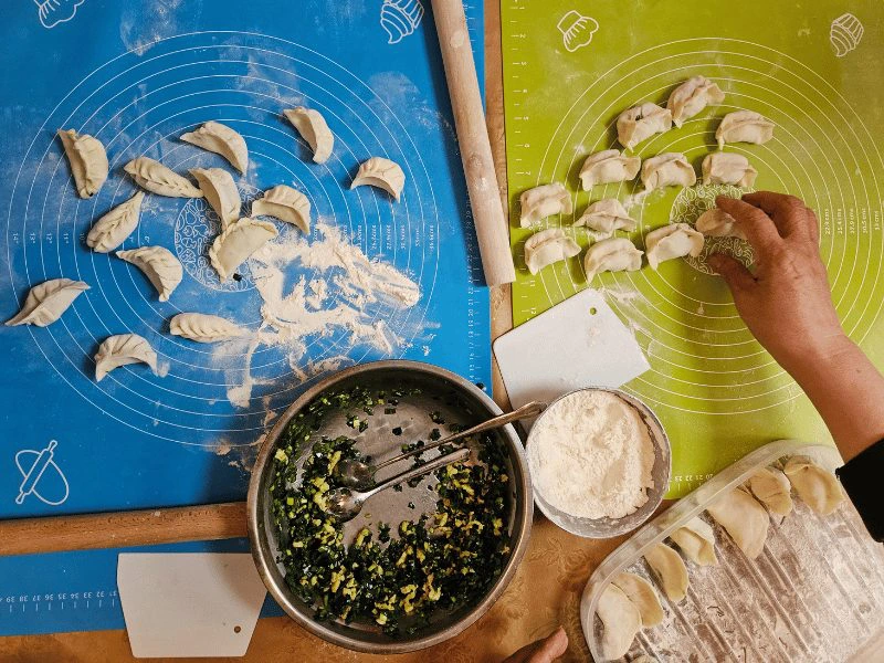 Dumpling koken in Beijing