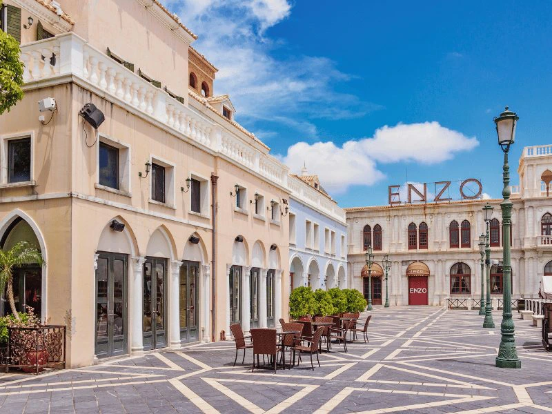 Oude stad von Macao, China rondreis