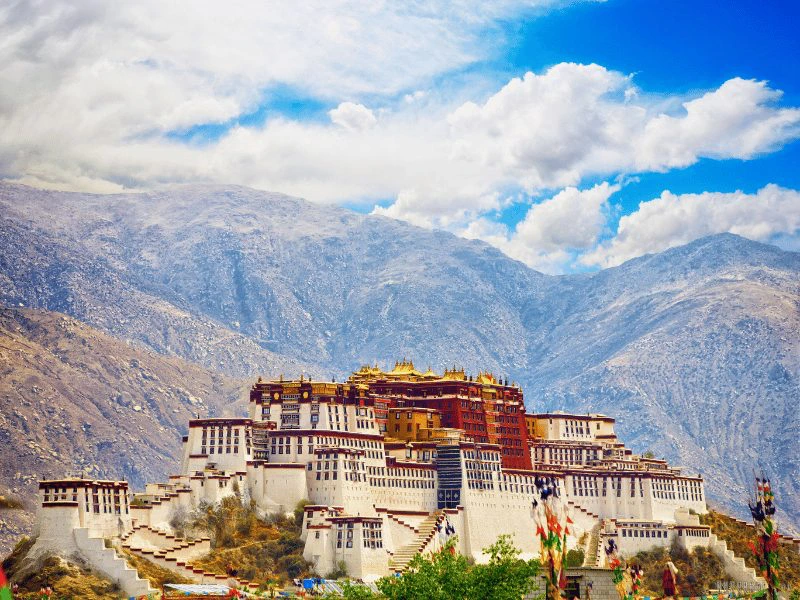 Potala-paleis in Lhasa, Tibet