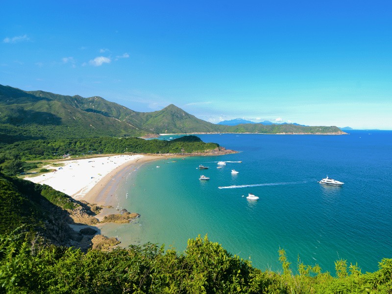 China Hong Kong island beach