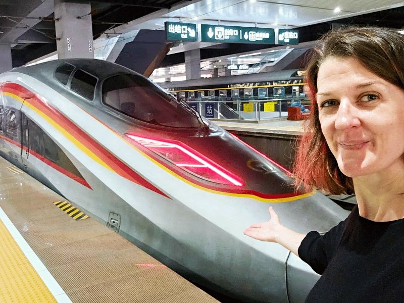 China - train - travelling