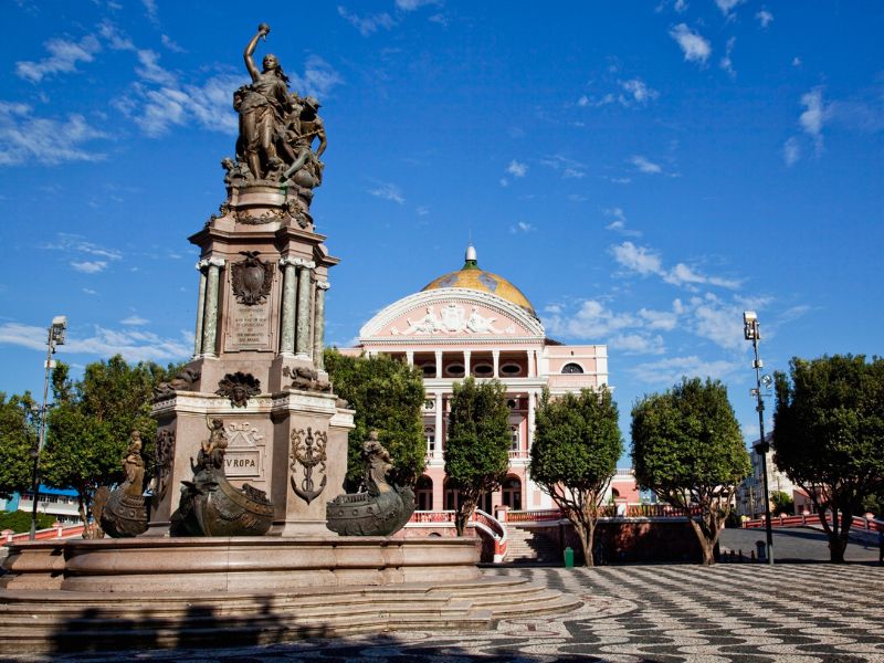 Plein in Manaus Brazilie