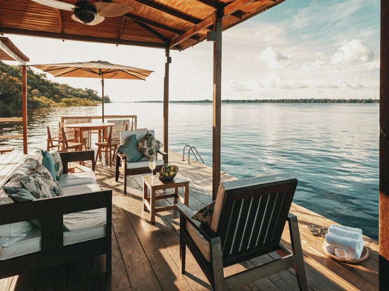 Luxe lodge in de Amazone
