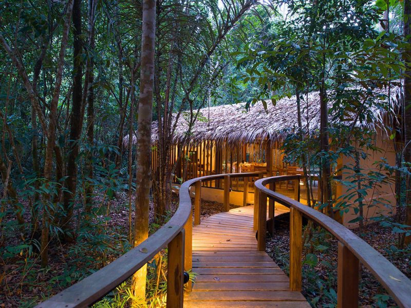 Luxe lodge in de Amazone
