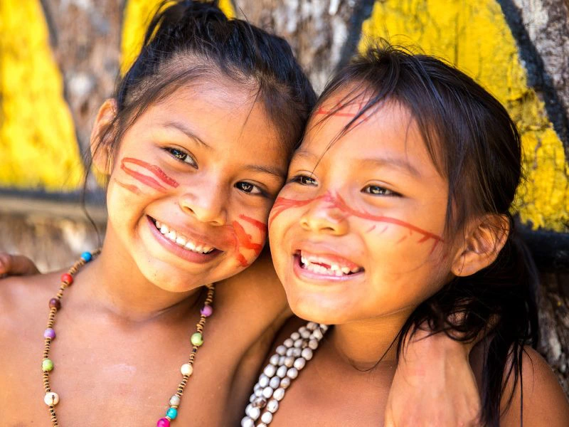 meisjes in de amazone