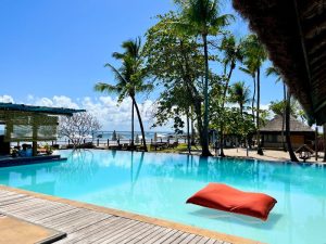 Zwembad hotel Tinhare Brazilie