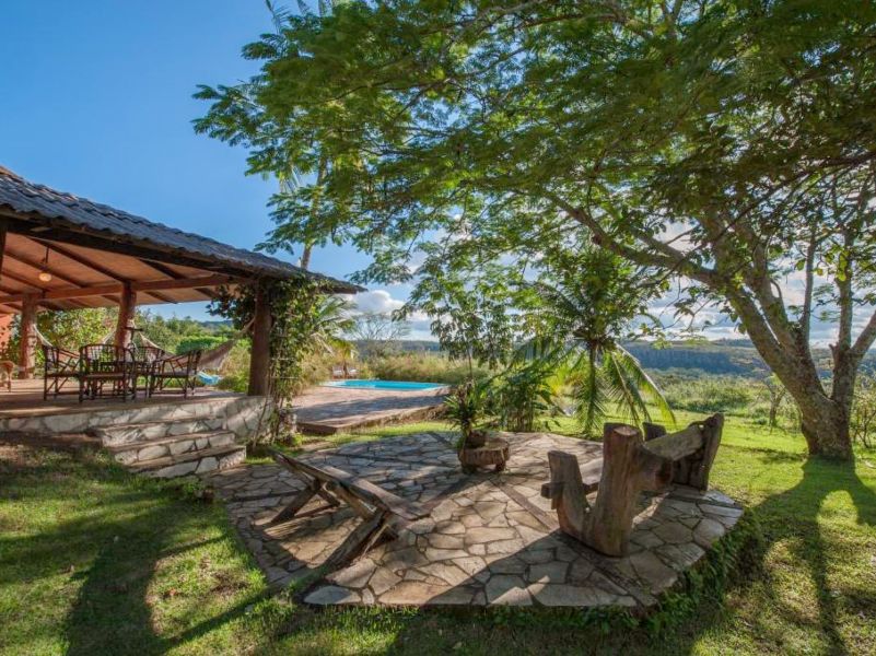 Slaapplek bij Chapada dos Guimeraes Brazilie