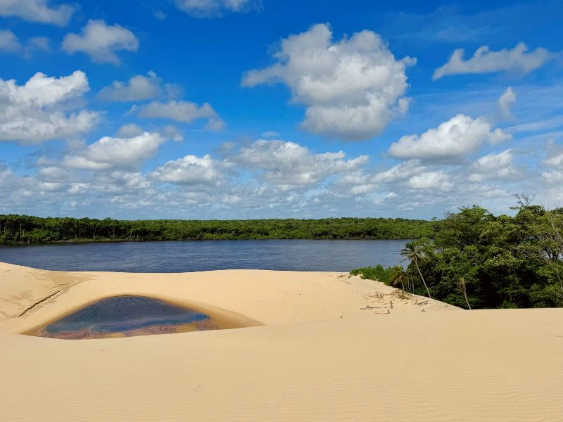 Rio preguicas Brazilie