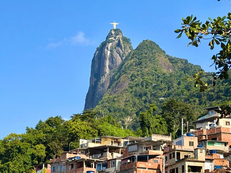 Christusbeeld in Rio Brazilie