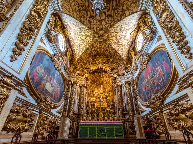 Kerk in Tiradentes Brazilie